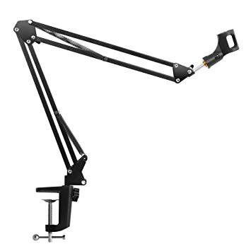 Studio Mic Microphone Stand Swing Suspension Adjustable Arm Holder